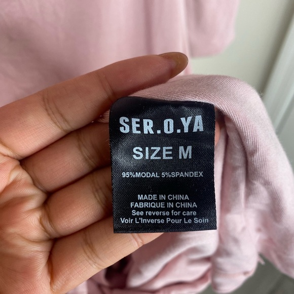 SER.O.YA Irene Cutout Midi Dress Pastel Pink / Medium / Retrofete Sister Brand - Picture 5 of 7